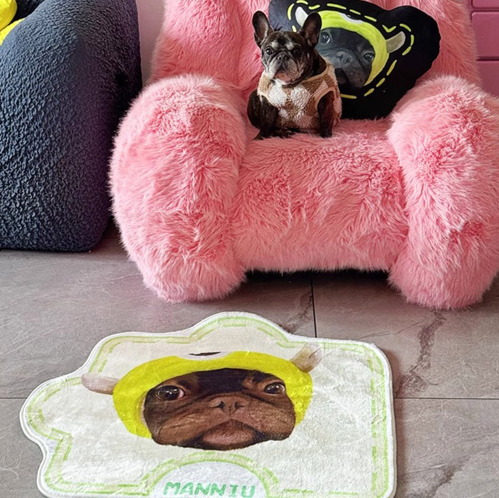Customized Pet Rugs (Customized Portraits and Names) Pet Memorabilia